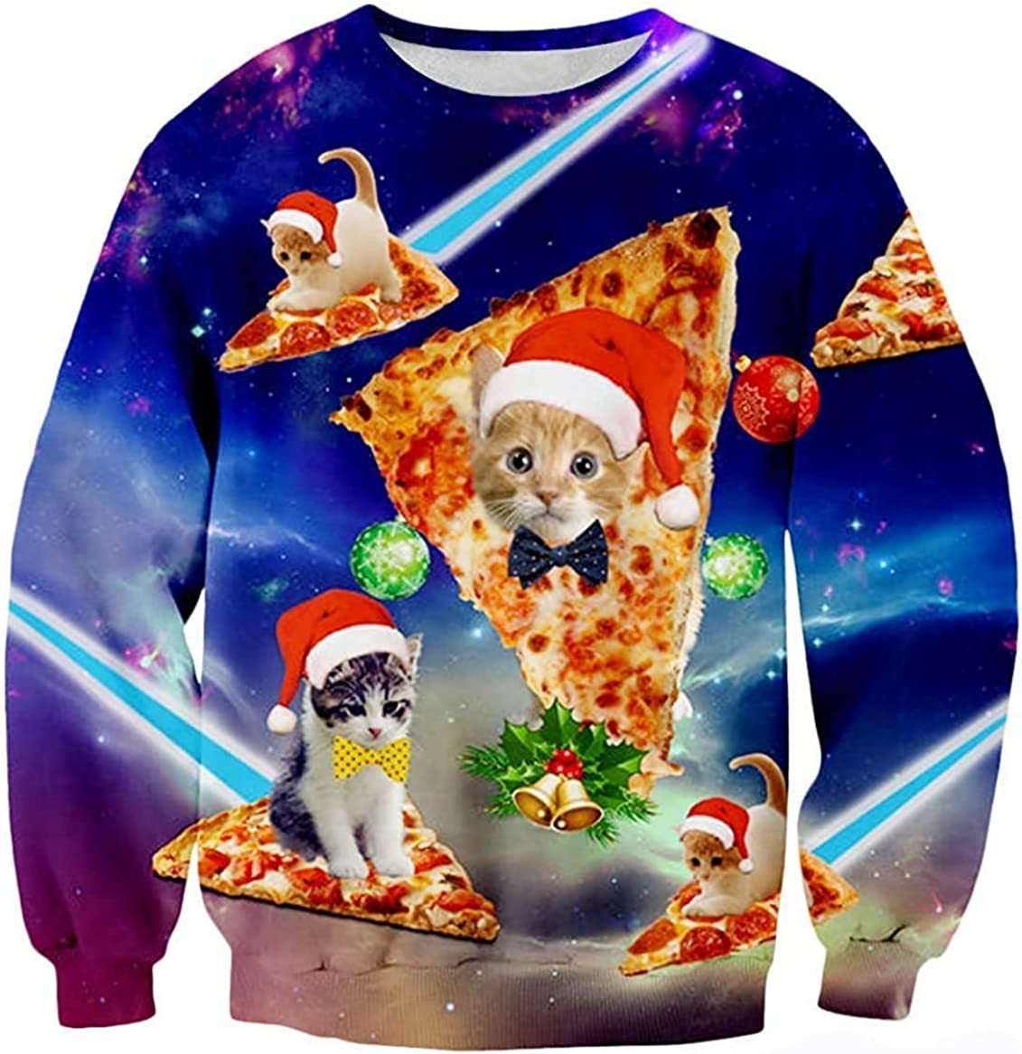 Cat Pizza Christmas Sweater Cat Pizza Christmas Sweater