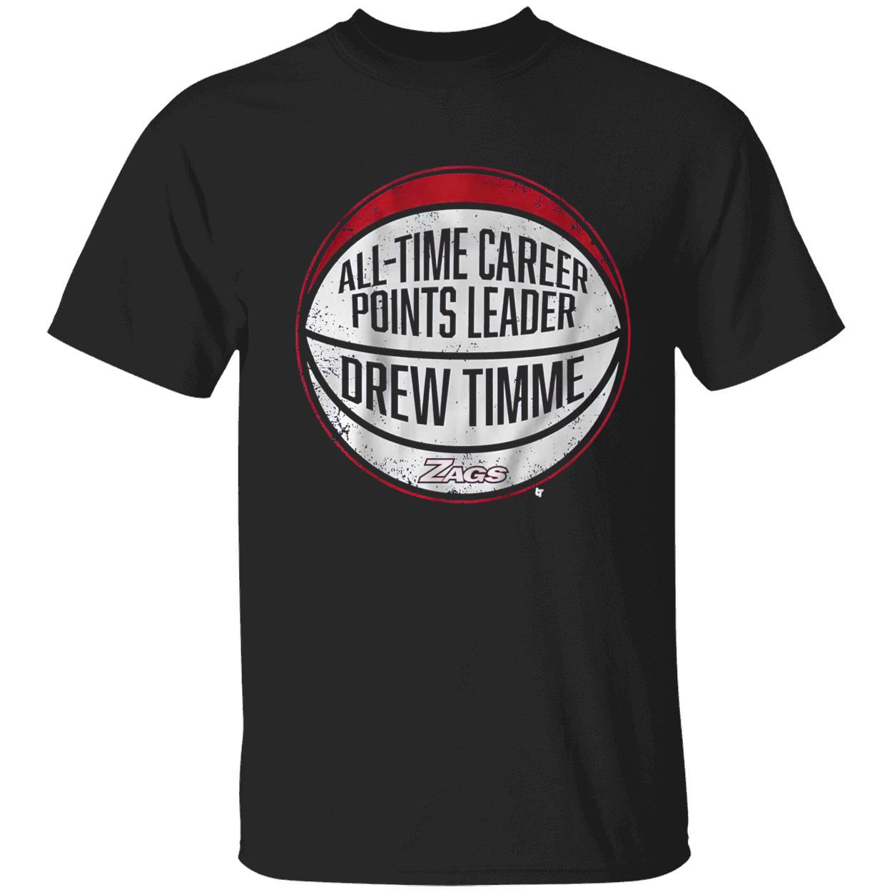 All Time Career Points Leader Drew Timme Shirt All Time Career Points Leader Drew Timme Shirt