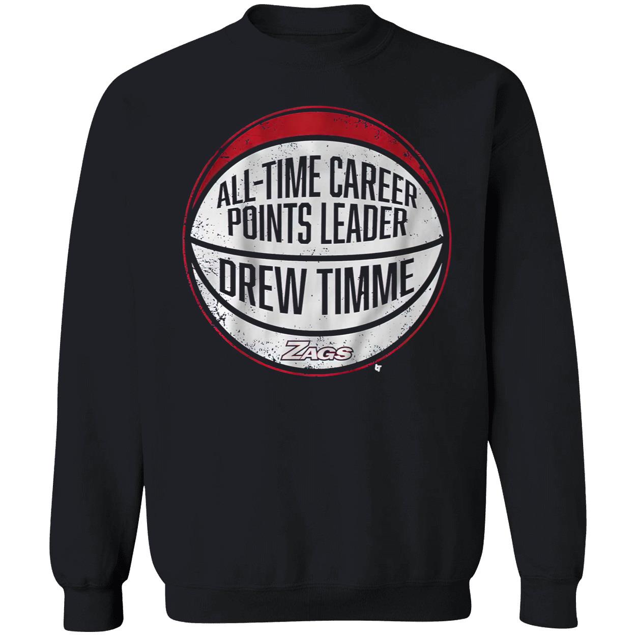 All Time Career Points Leader Drew Timme Shirt All Time Career Points Leader Drew Timme Shirt