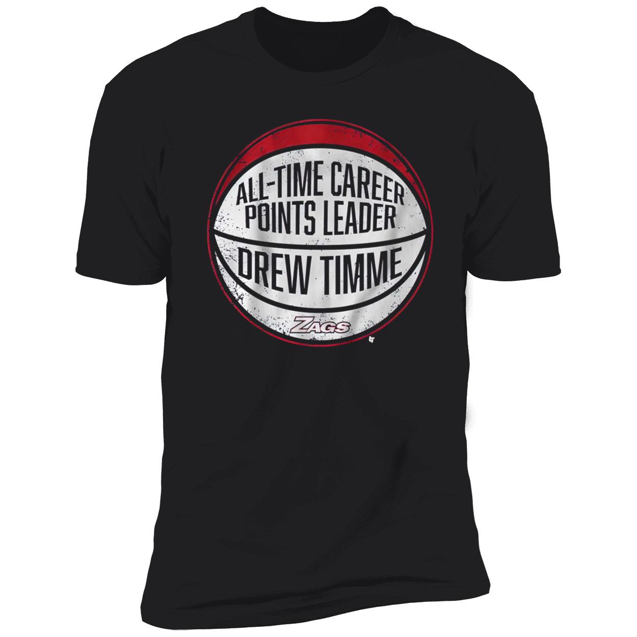 All Time Career Points Leader Drew Timme Shirt All Time Career Points Leader Drew Timme Shirt