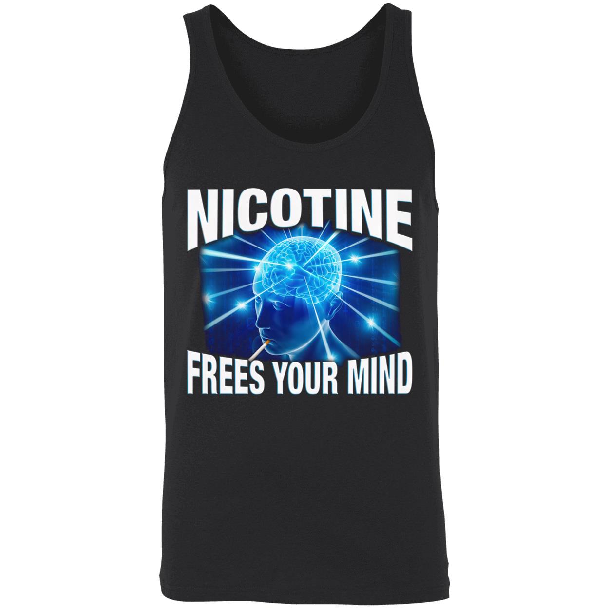 Nicotine Frees Your Mind T-Shirt Nicotine Frees Your Mind T-Shirt