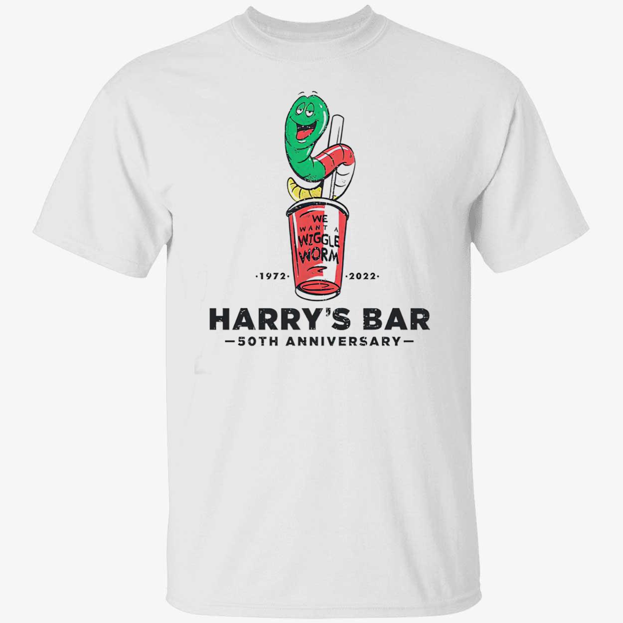 Harry’S Wiggle Worm 50Th Anniversary Shirt Harry’S Wiggle Worm 50Th Anniversary Shirt