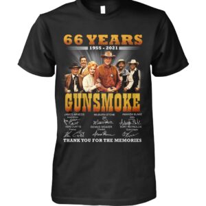 66 Years Gunsmoke Thank You For The Memories Shirt
