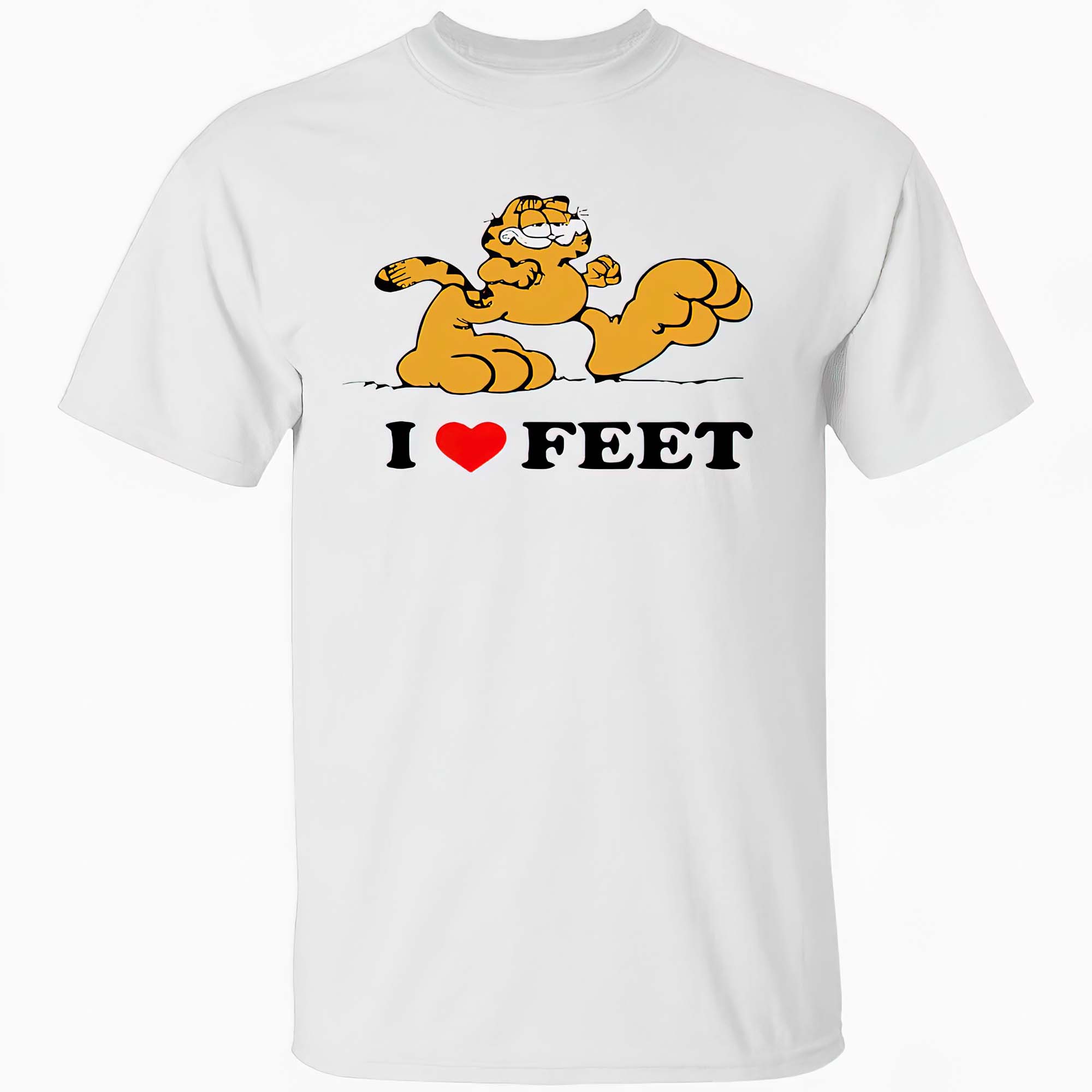 Garfield I Love Feet Shirt Garfield I Love Feet Shirt