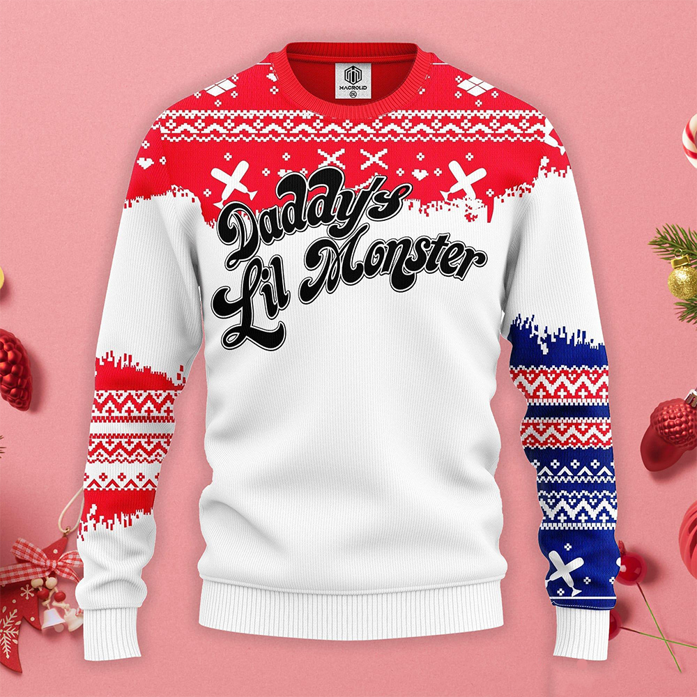 Daddy’S Lil Monster Ugly Christmas Sweater Daddy’S Lil Monster Ugly Christmas Sweater