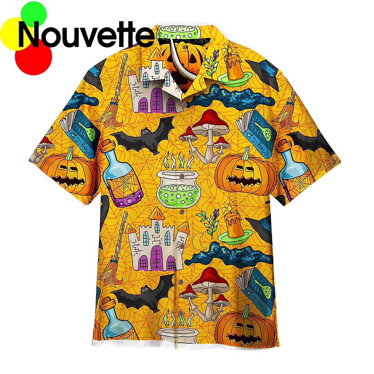 The Witch Castle Halloween Hawaiian Shirt The Witch Castle Halloween Hawaiian Shirt