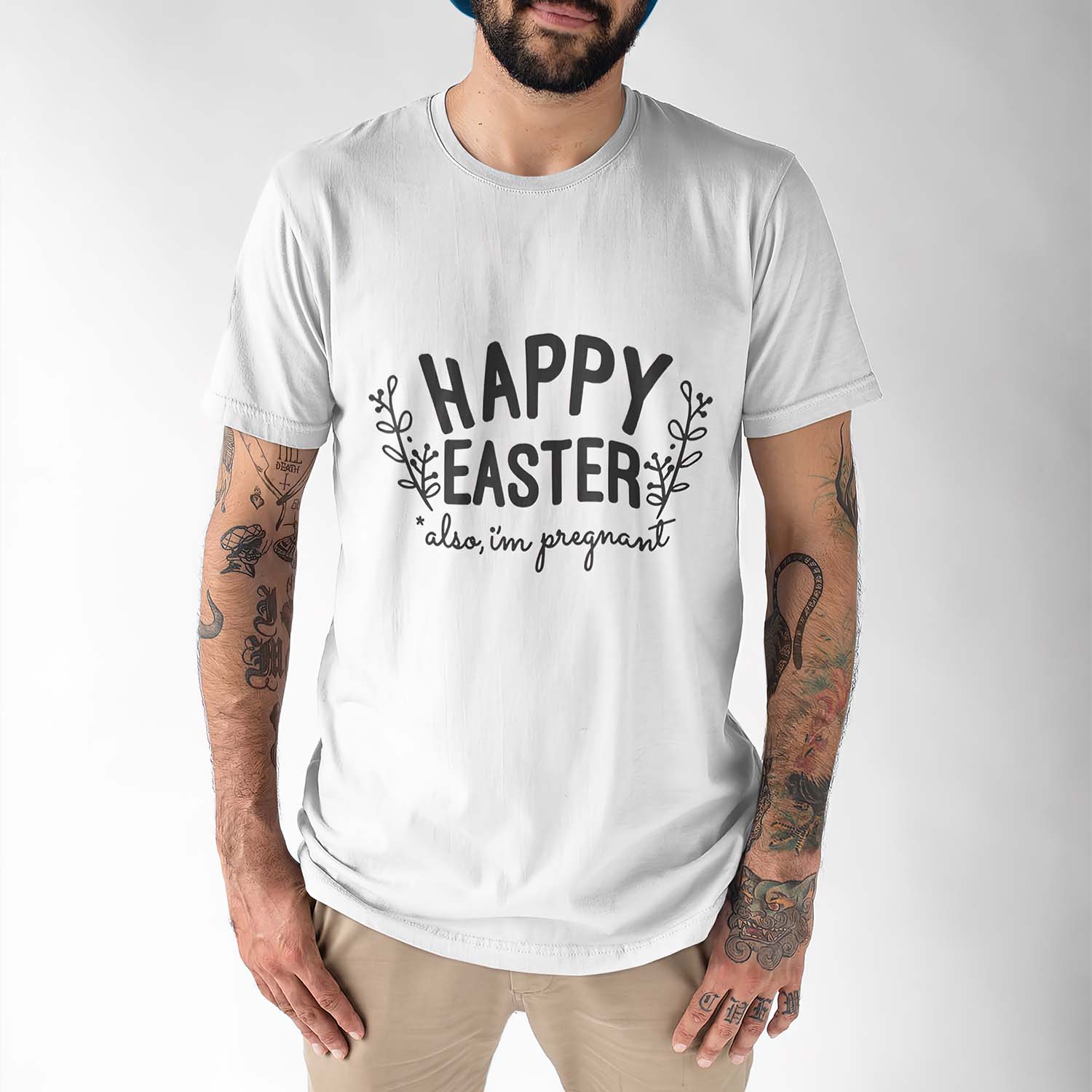 Happy Easter Also I’M Pregnant Shirt Happy Easter Also I’M Pregnant Shirt