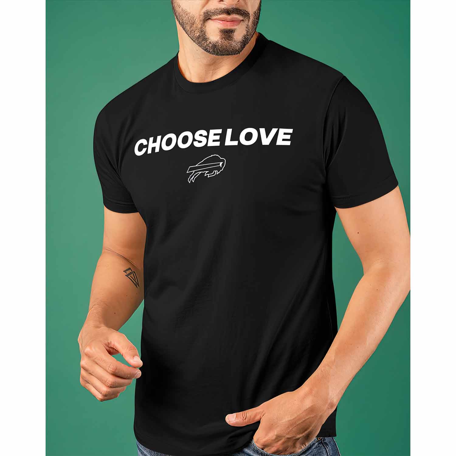 Choose Love Buffalo T-Shirt Choose Love Buffalo T-Shirt