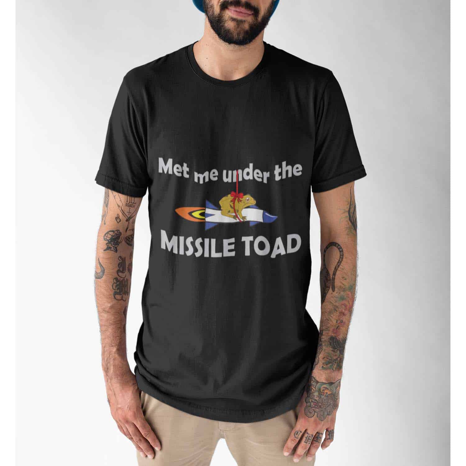 Met Me Under The Missile Toad Shirt