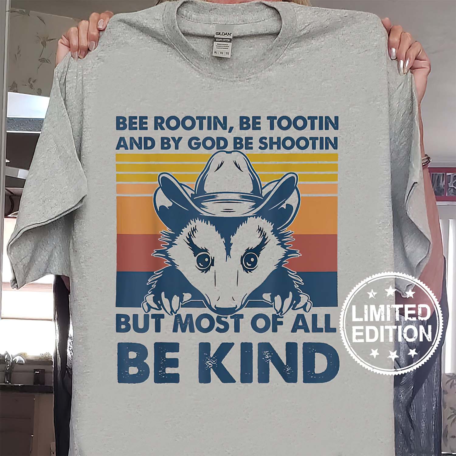 Opossum Bee Rootin Be Tootin Most Of All Be Kind Shirt Opossum Bee Rootin Be Tootin Most Of All Be Kind Shirt
