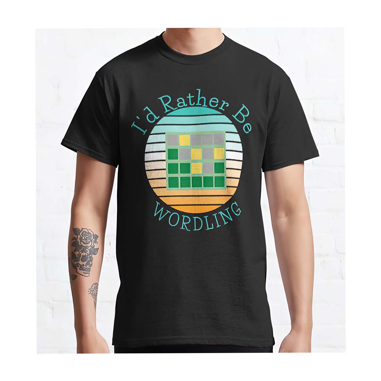 I’D Rather Be Wordling Shirt I’D Rather Be Wordling Shirt