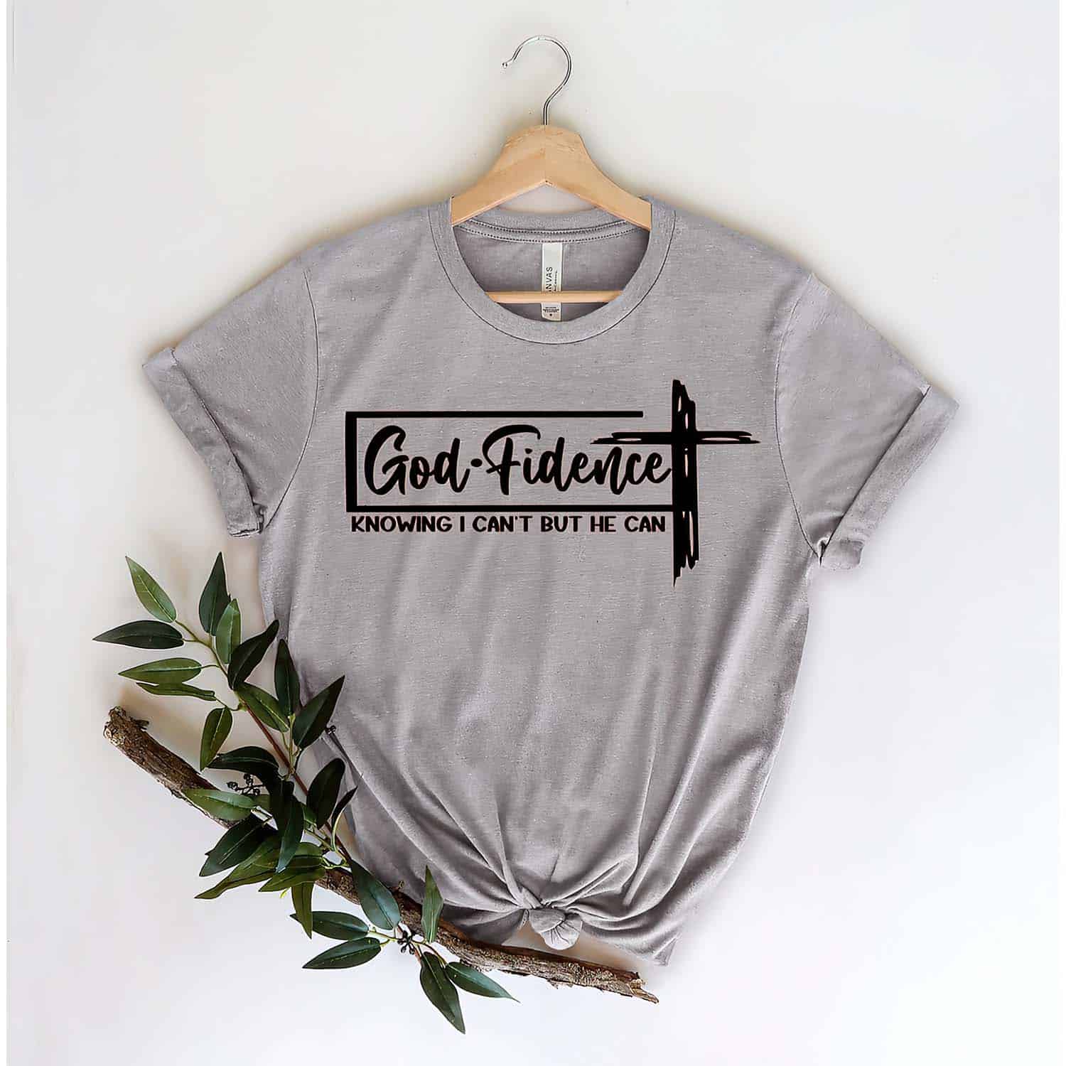 Godfidence Knowing I Can’T But He Can Shirt Godfidence Knowing I Can’T But He Can Shirt
