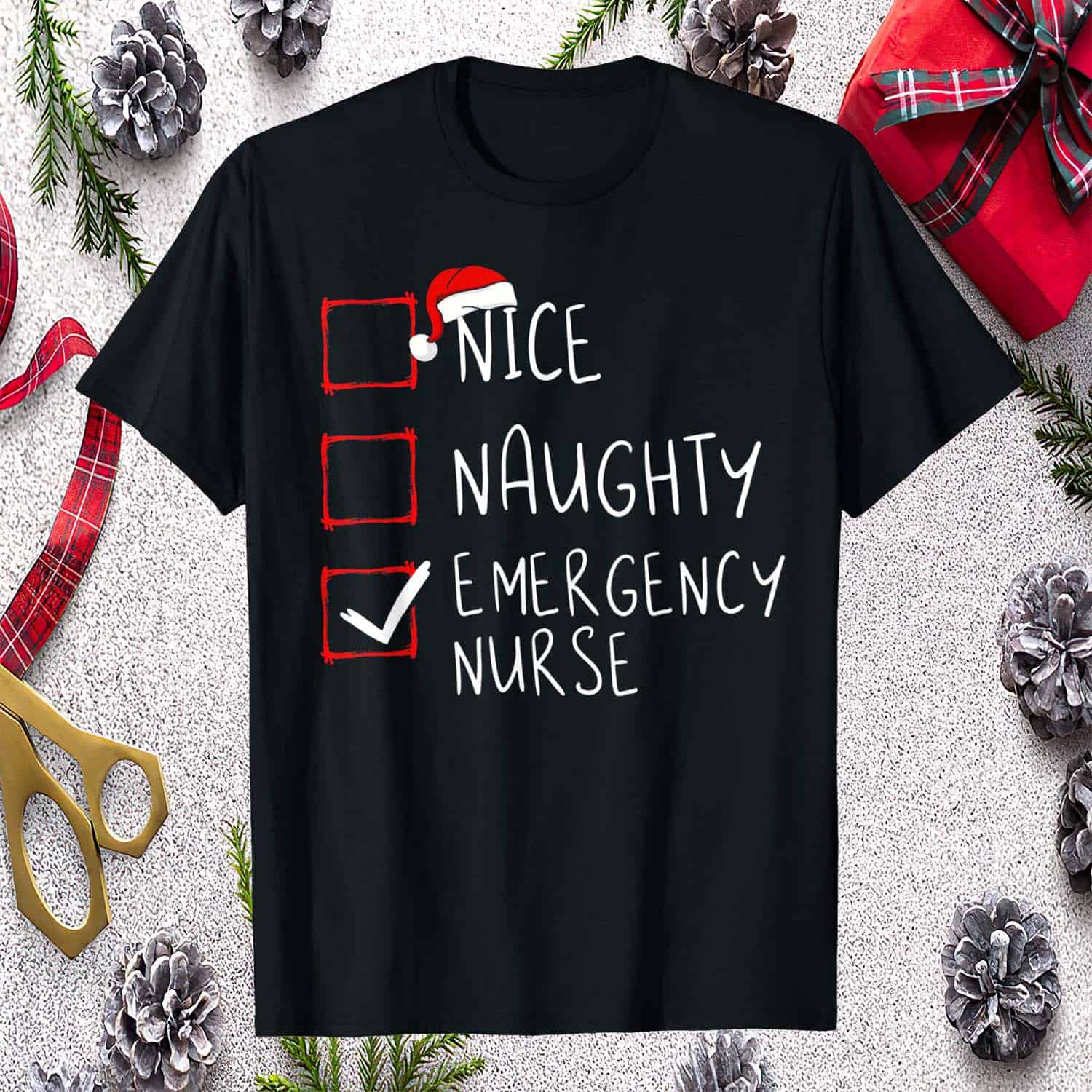 Nice Naughty Emergency Nurse Shirt Nice Naughty Emergency Nurse Shirt
