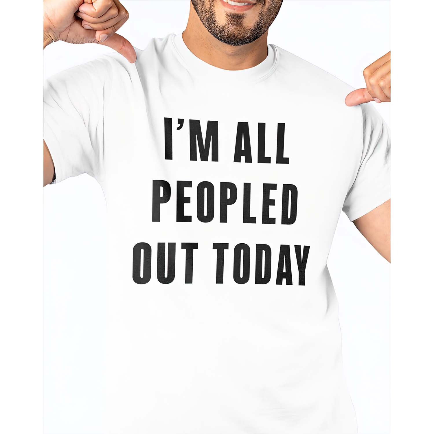 I’M All Peopled Out Today Shirt I’M All Peopled Out Today Shirt
