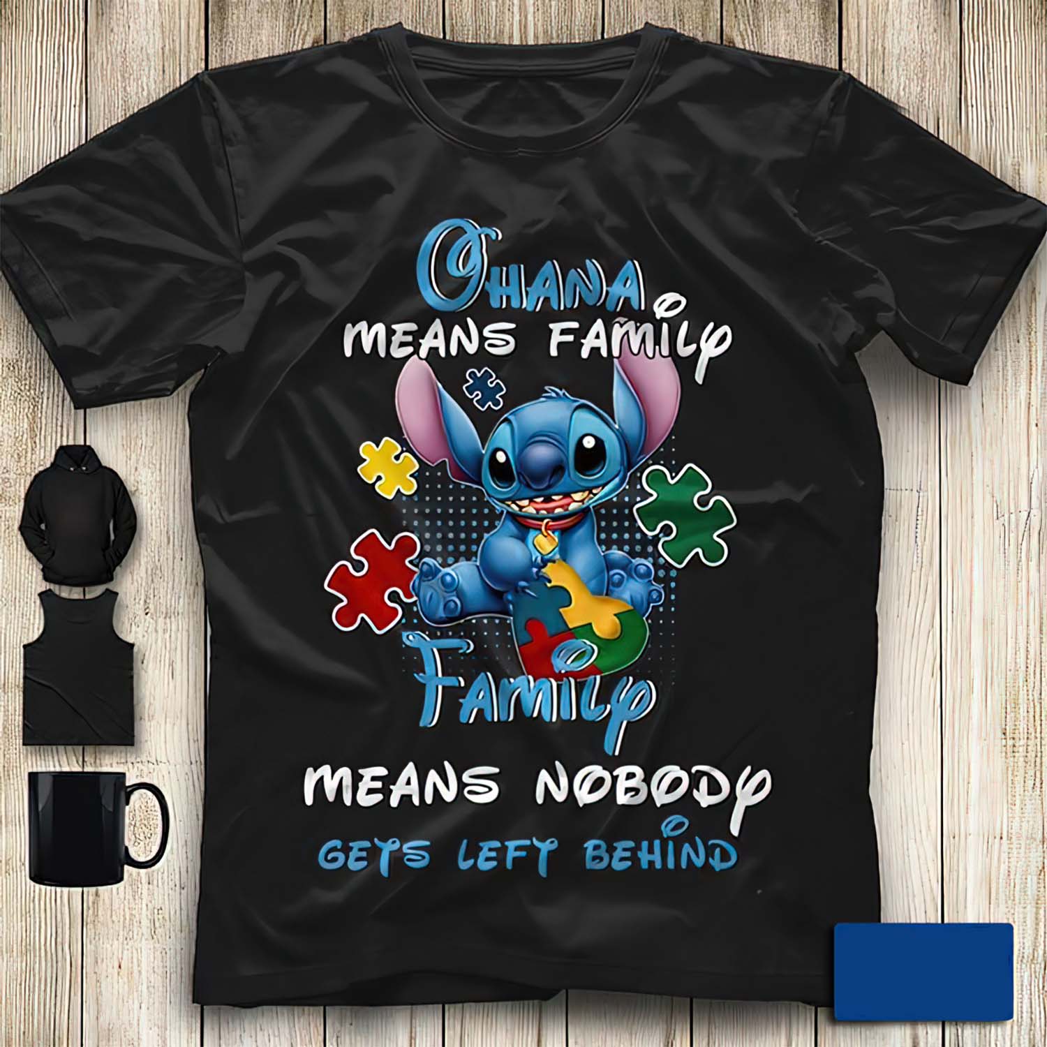 Stitch Autism Ohana Means Family Shirt