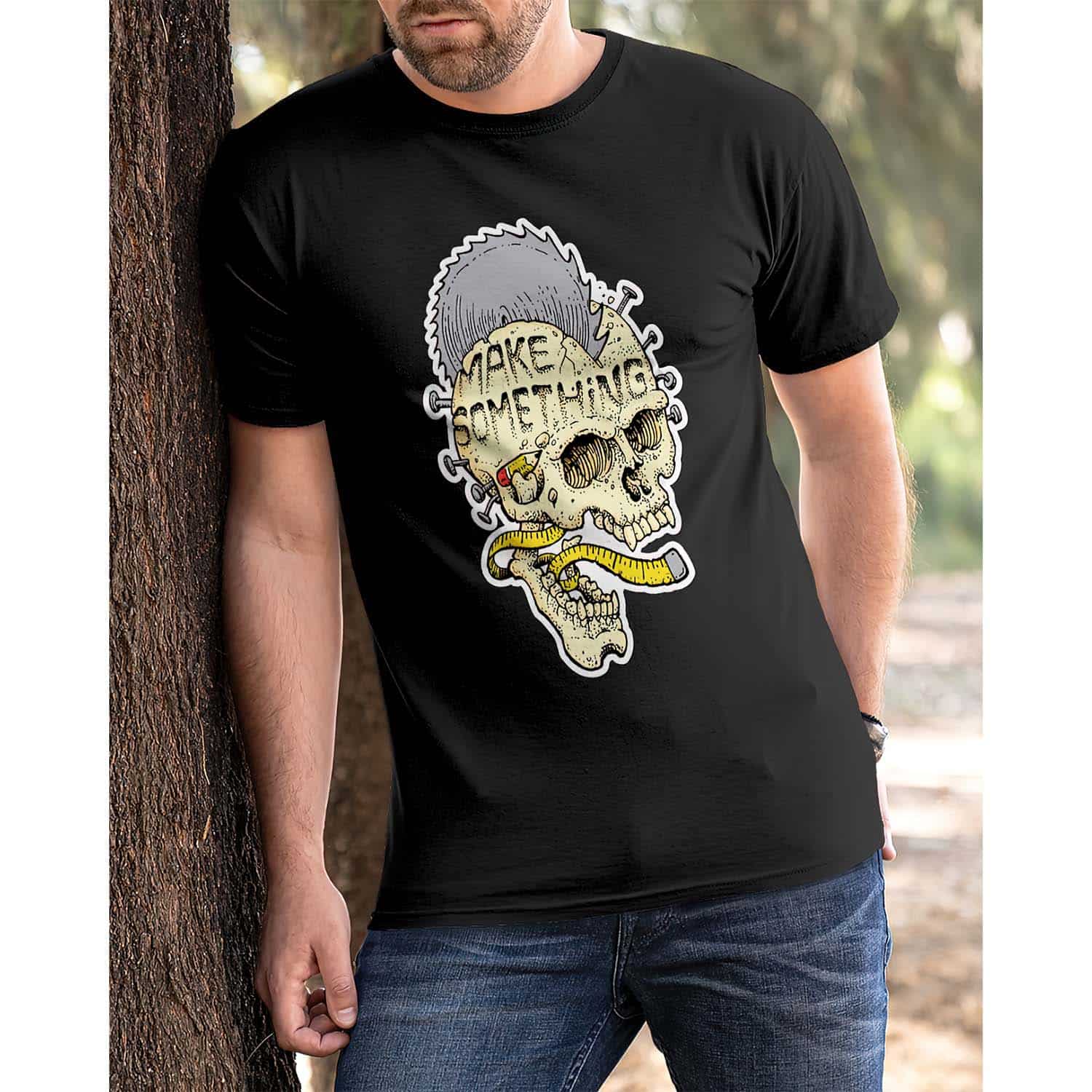 Make Something Skull Blade Shirt Make Something Skull Blade Shirt