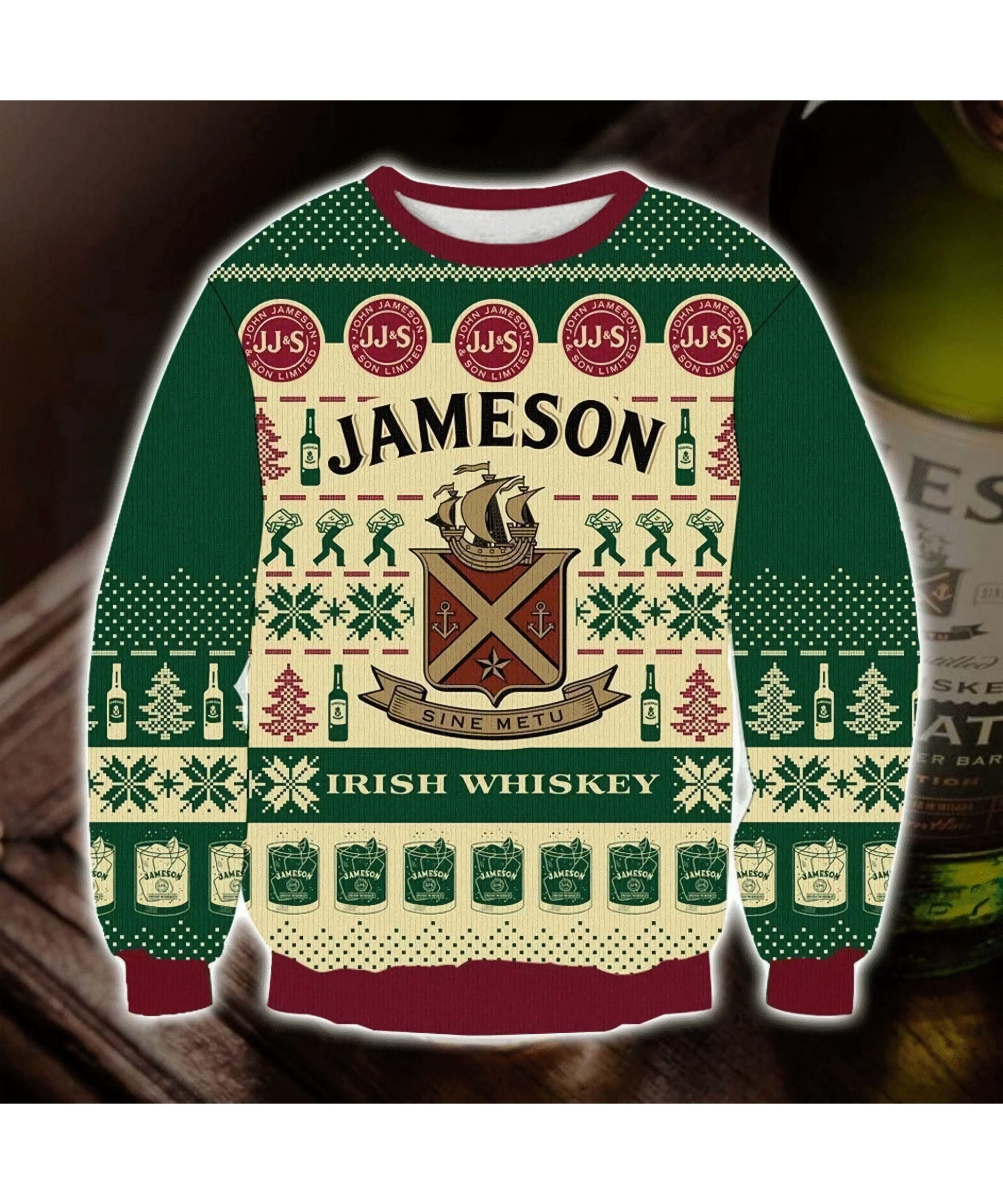 Jameson Irish Whiskey Christmas Sweater Jameson Irish Whiskey Christmas Sweater