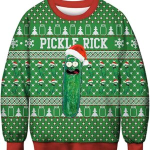 Pickle Rick Ugly Christmas Sweater