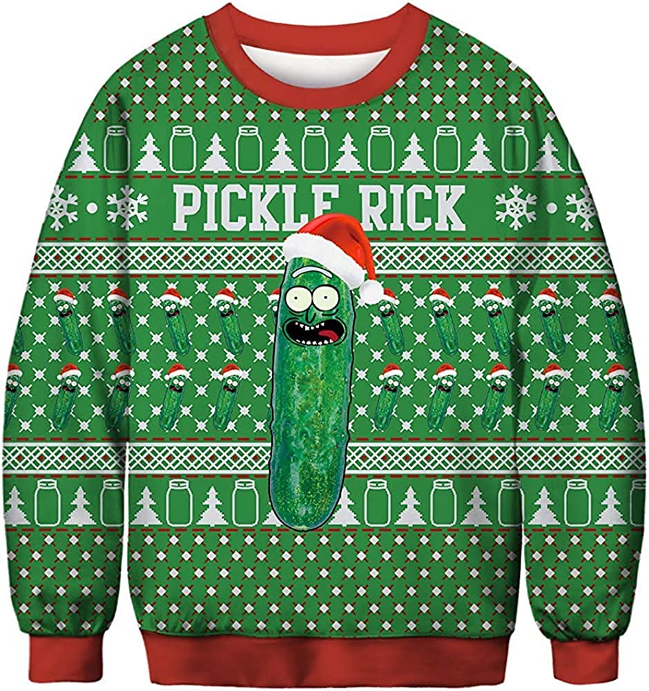 Pickle Rick Ugly Christmas Sweater Pickle Rick Ugly Christmas Sweater