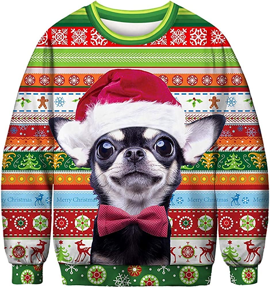 Chihuahua Santa Ugly Christmas Sweater Chihuahua Santa Ugly Christmas Sweater