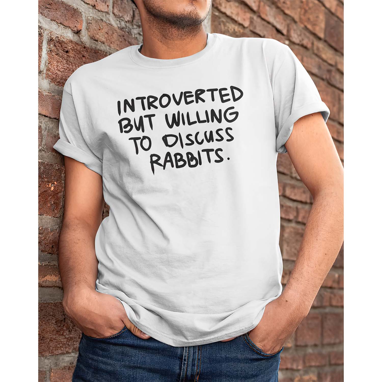 Introverted But Willing To Discuss Rabbits Shirt Introverted But Willing To Discuss Rabbits Shirt