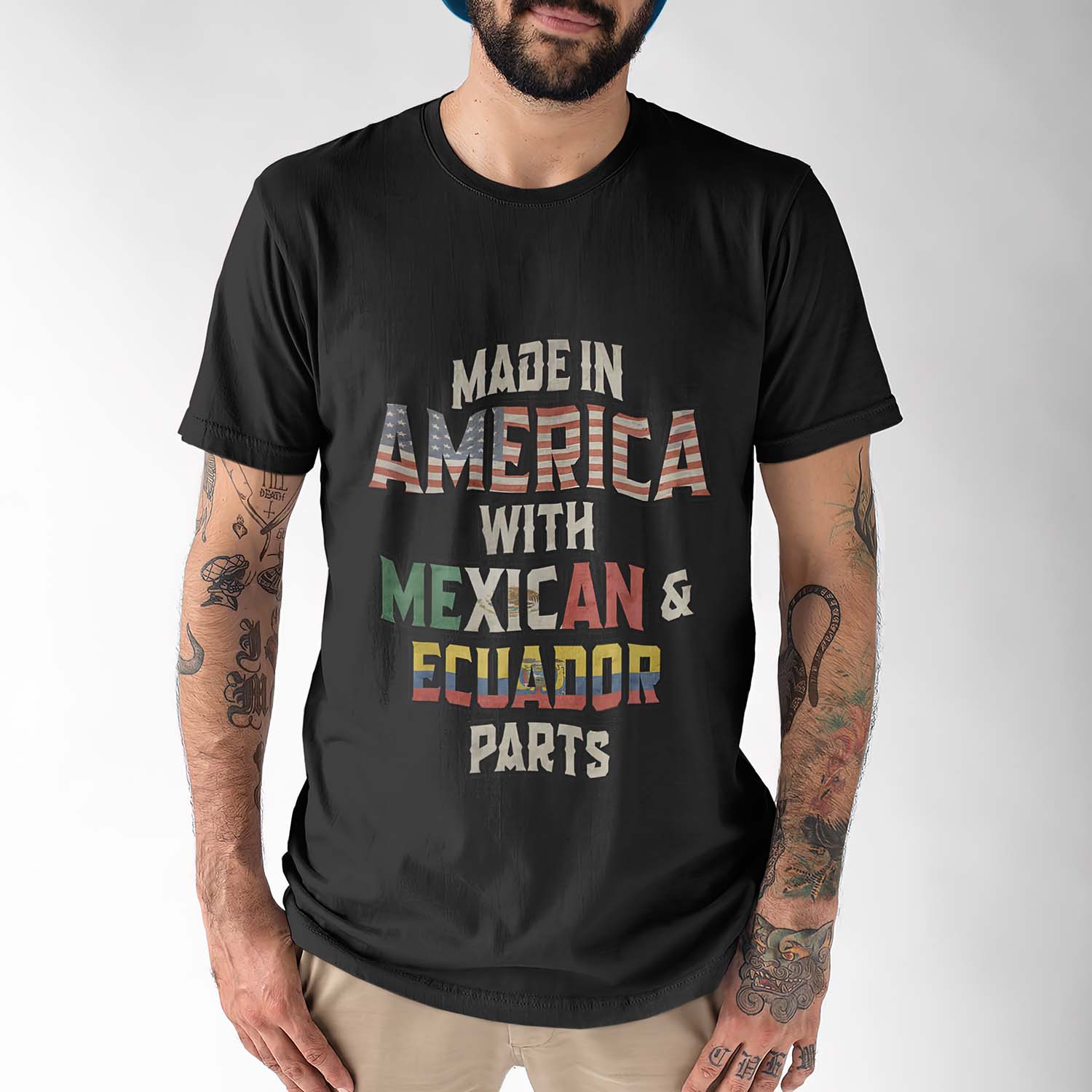 Made In America With Mexican And Ecuador Parts Shirt Made In America With Mexican And Ecuador Parts Shirt