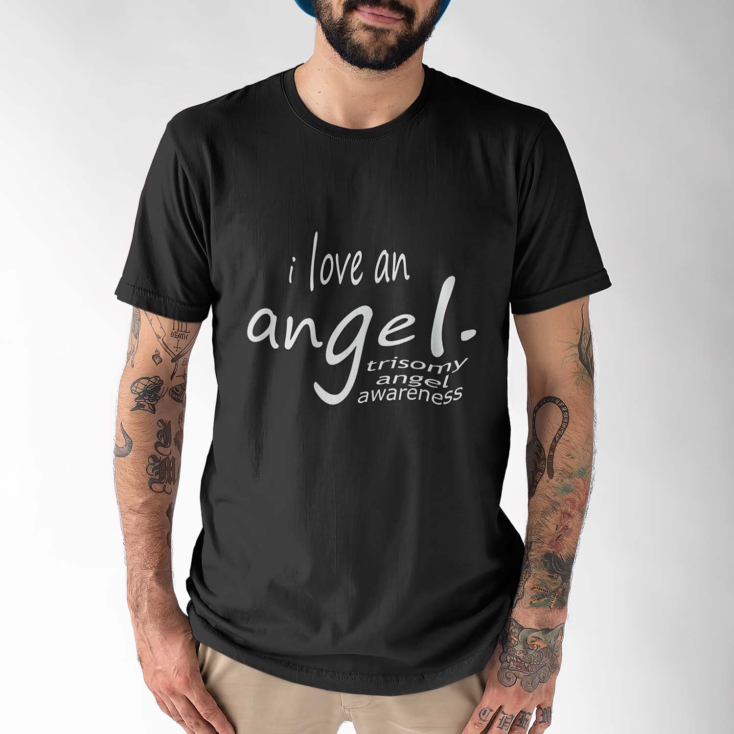 I Love An Angel Trisomy Angel Awareness Shirt I Love An Angel Trisomy Angel Awareness Shirt