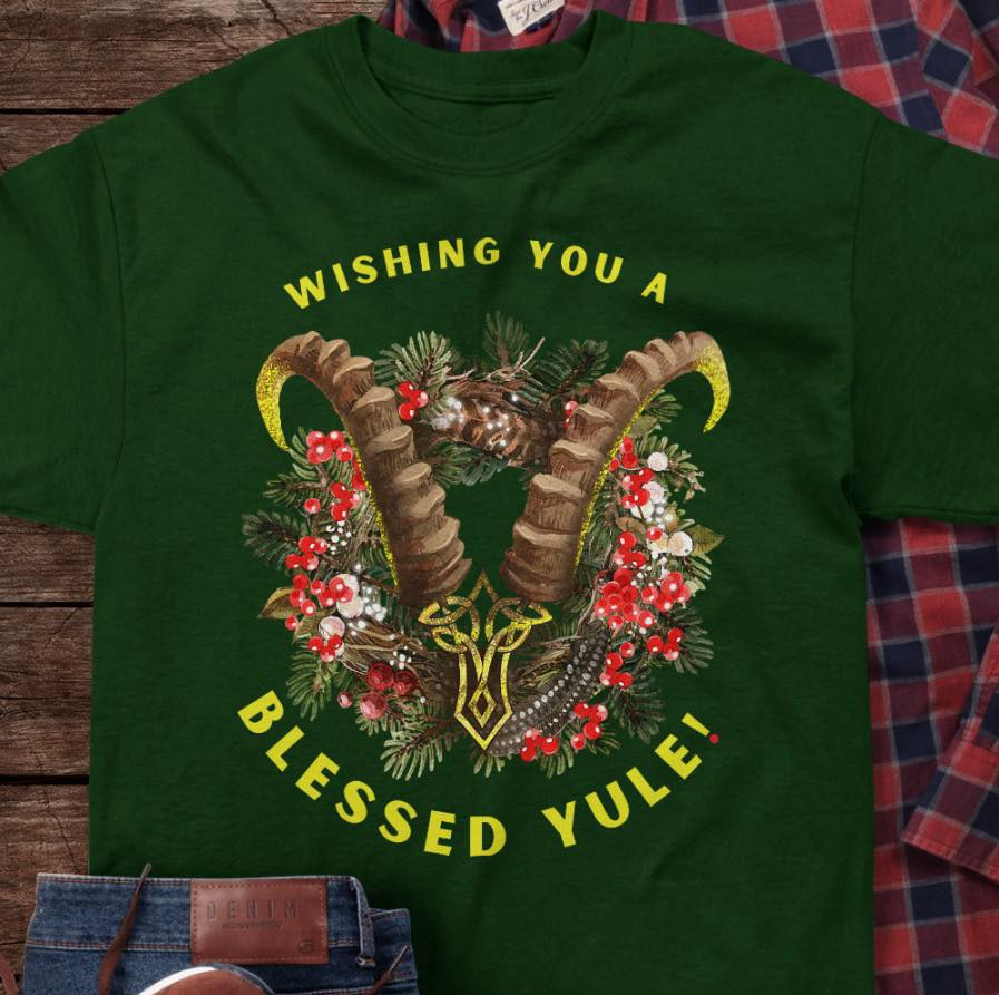 Wishing You A Blessed Yule Christmas Shirt Wishing You A Blessed Yule Christmas Shirt