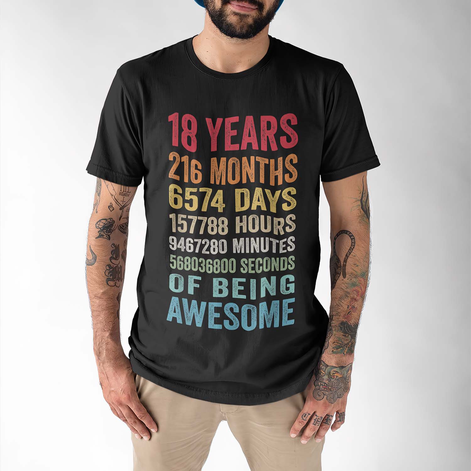 18 Years 216 Months 6574 Days 157788 Hours Shirt 18 Years 216 Months 6574 Days 157788 Hours Shirt