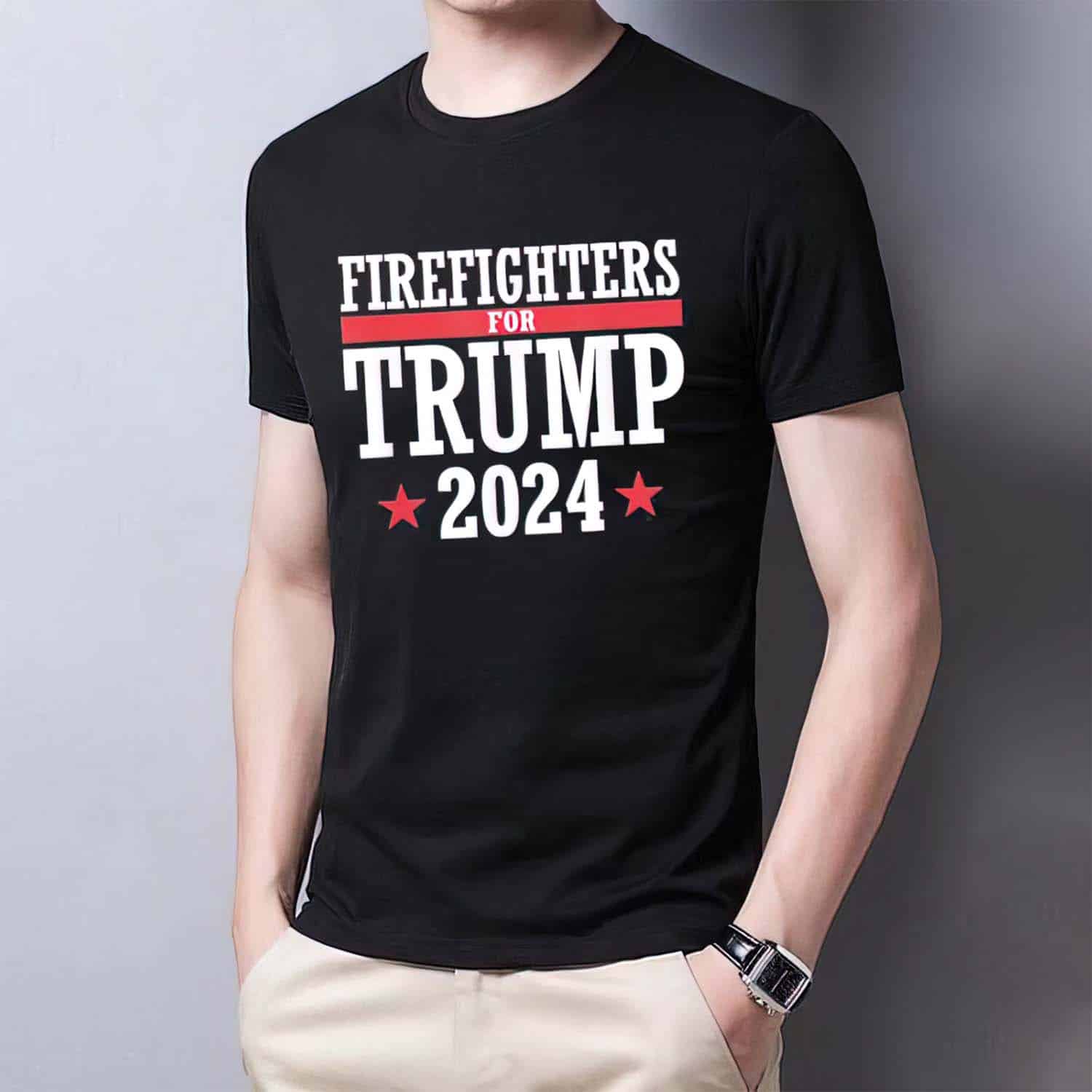 Firefighters For Trump 2024 Shirt Firefighters For Trump 2024 Shirt
