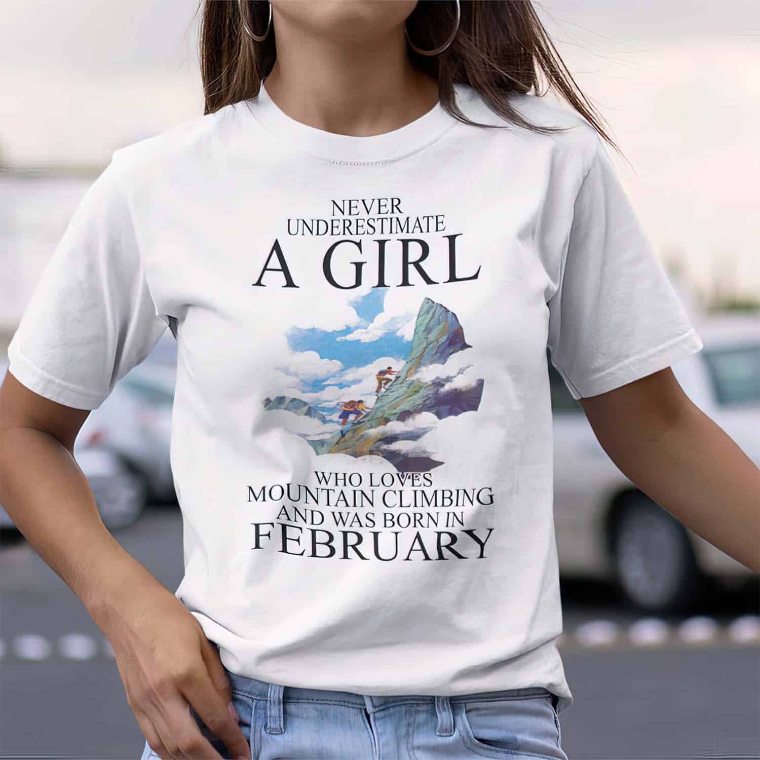 Never Underestimate A Girl Who Loves Mountain Climbing Shirt Never Underestimate A Girl Who Loves Mountain Climbing Shirt