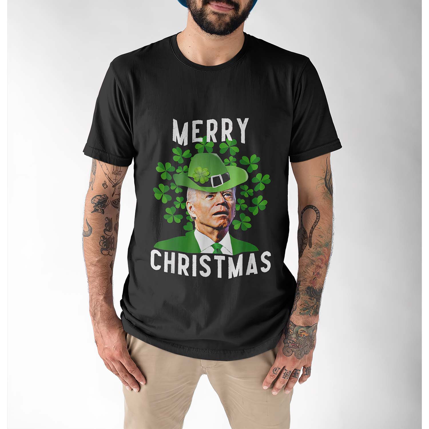 Biden Merry Christmas St Patrick Day Shirt Biden Merry Christmas St Patrick Day Shirt