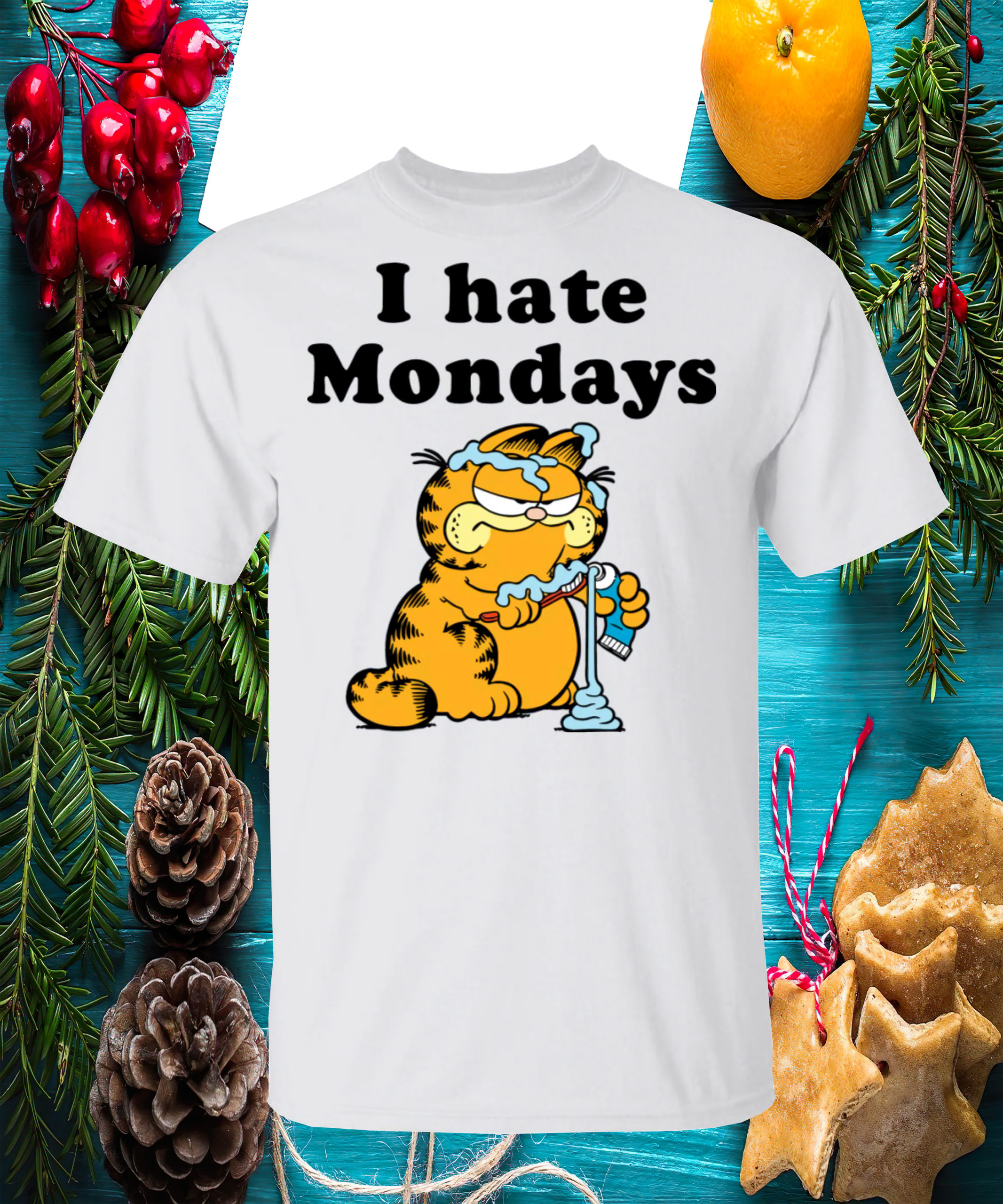 Garfield I Hate Mondays Shirt Garfield I Hate Mondays Shirt