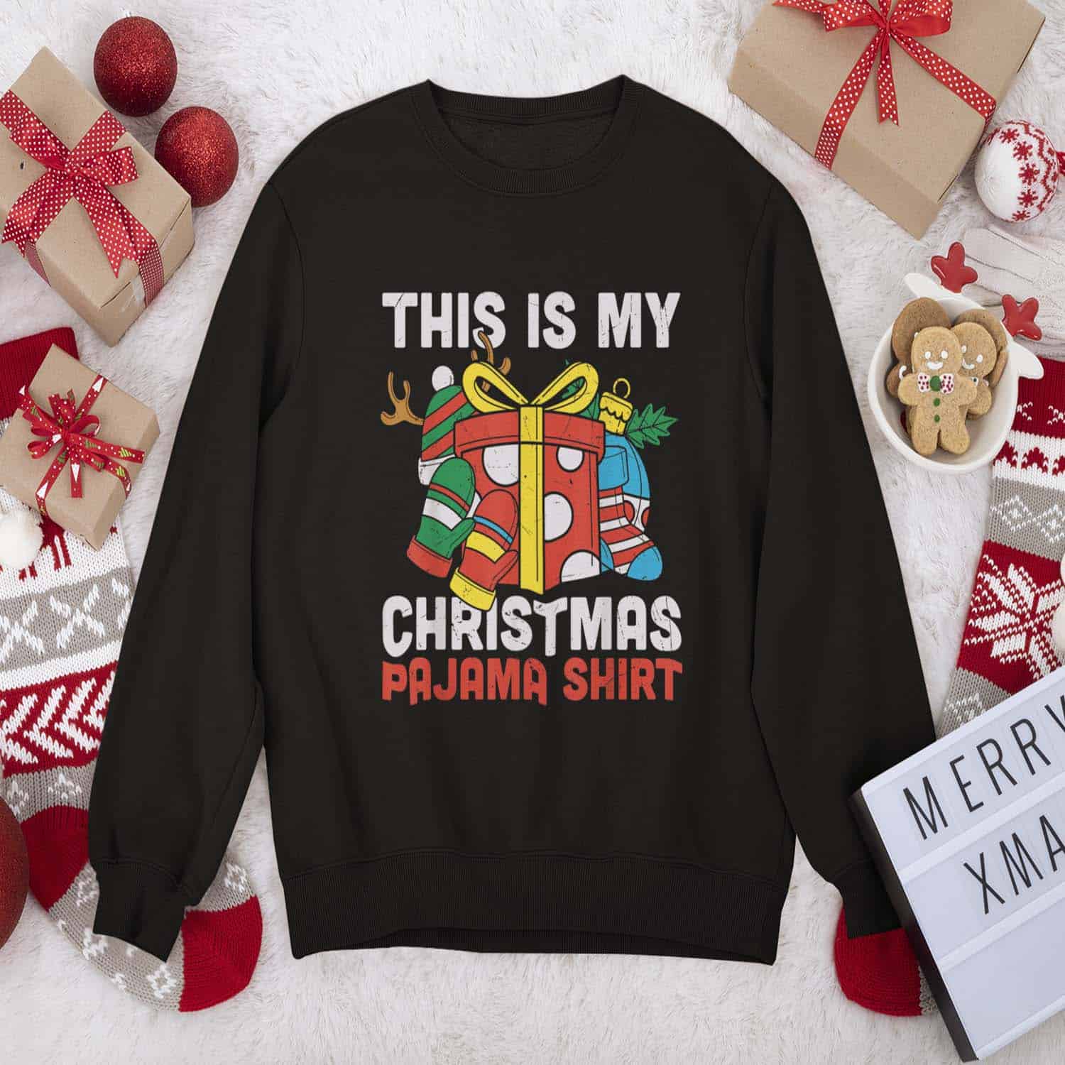This Is My Christmas Pajama Sweatshirt This Is My Christmas Pajama Sweatshirt