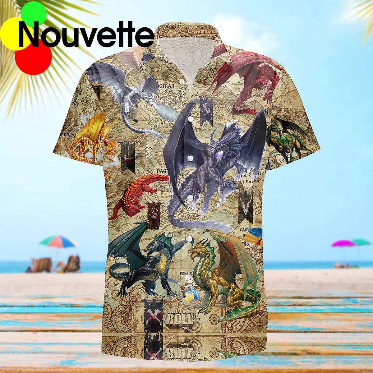 Dnd Dragon Hawaiian Shirt Dnd Dragon Hawaiian Shirt