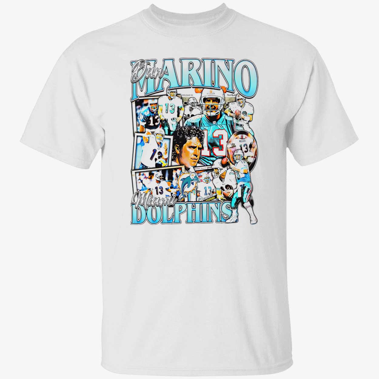 Miami Dolphins Dan Marino Picture Collage Shirt Miami Dolphins Dan Marino Picture Collage Shirt