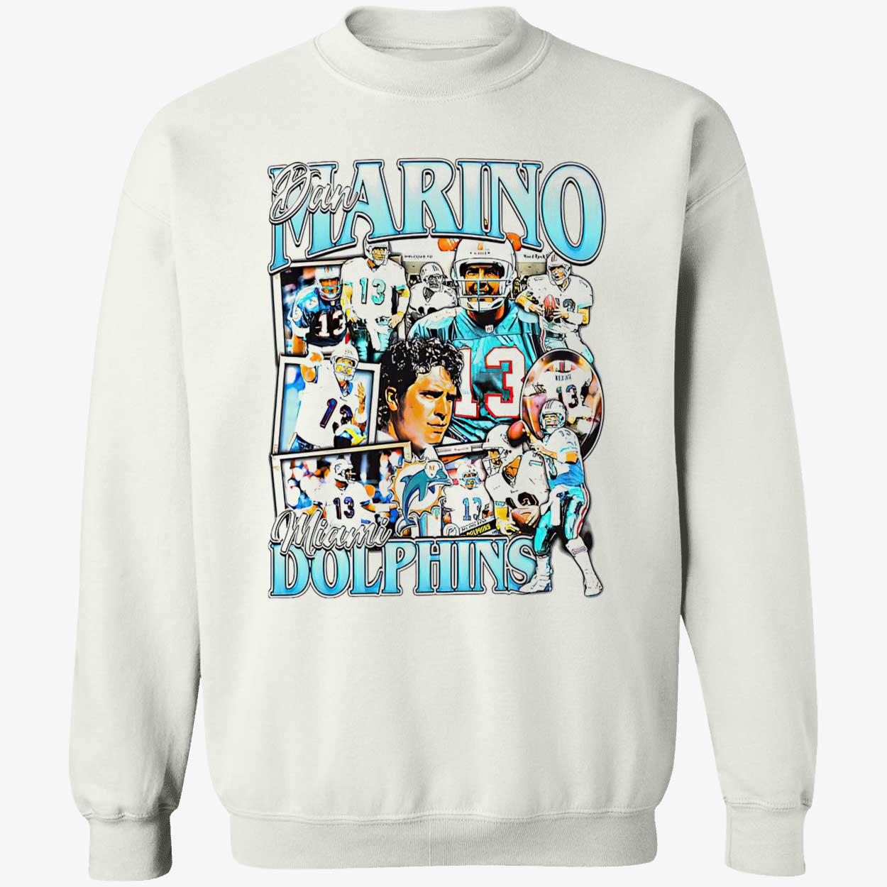 Miami Dolphins Dan Marino Picture Collage Shirt Miami Dolphins Dan Marino Picture Collage Shirt
