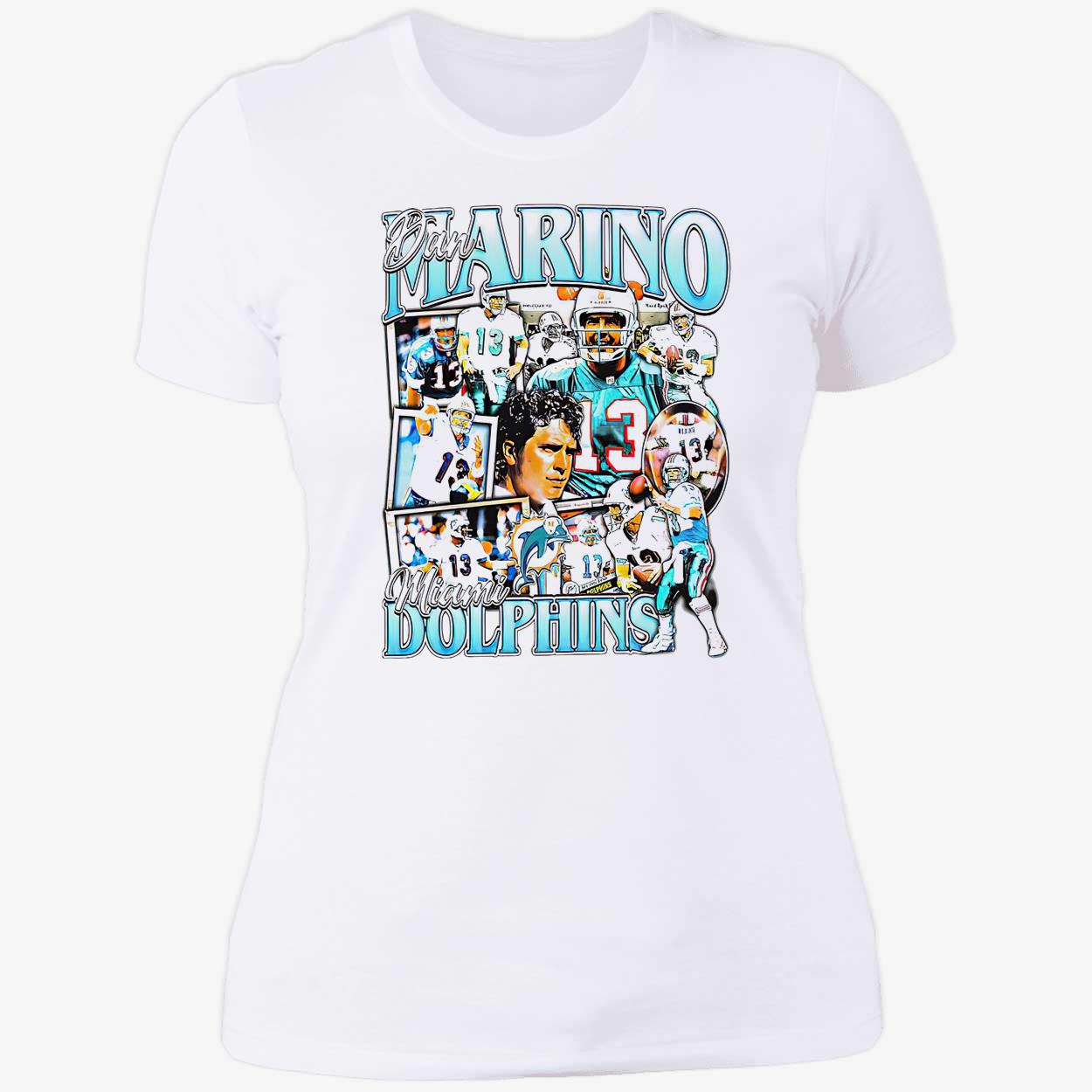Miami Dolphins Dan Marino Picture Collage Shirt Miami Dolphins Dan Marino Picture Collage Shirt