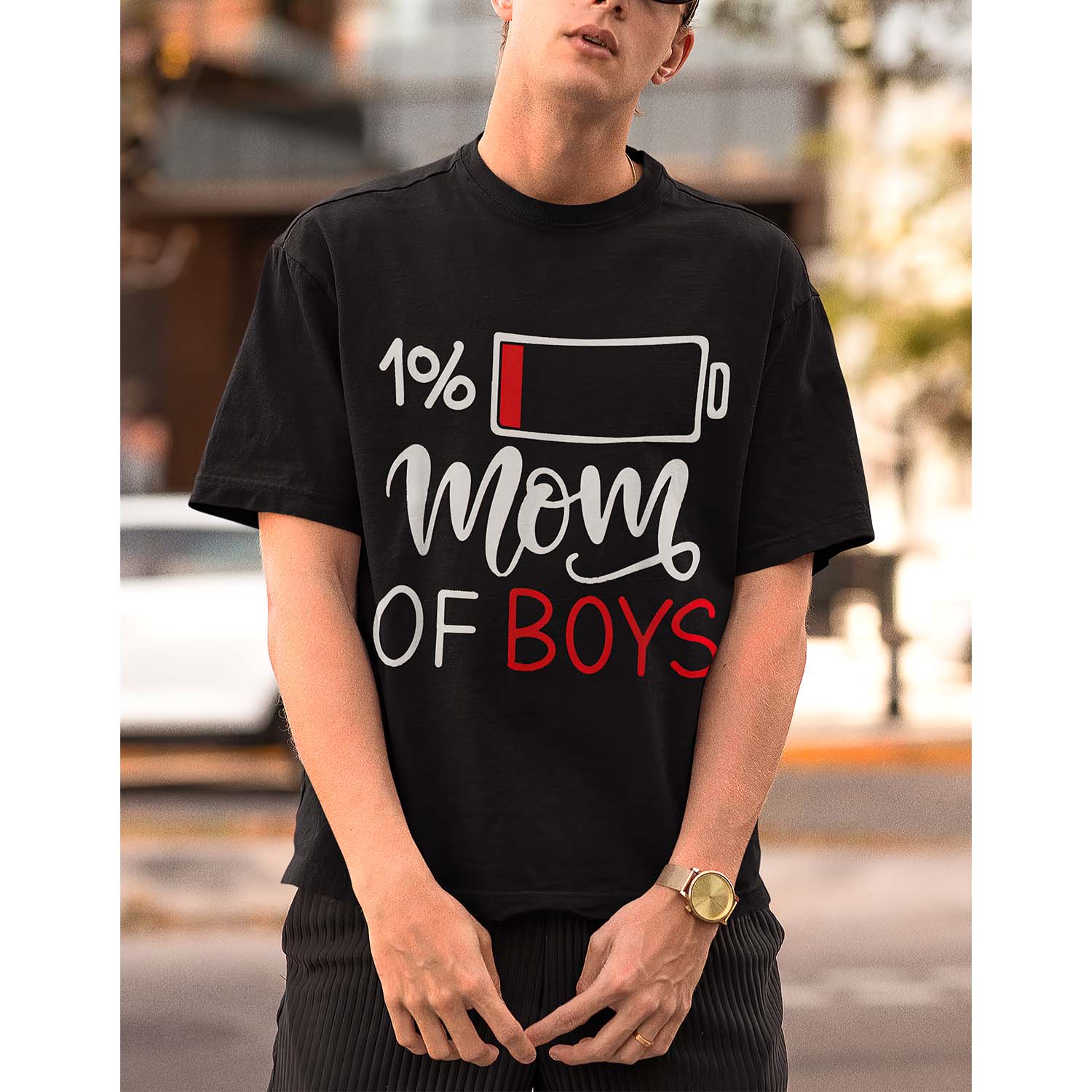 1% Mom Of Boys Shirt