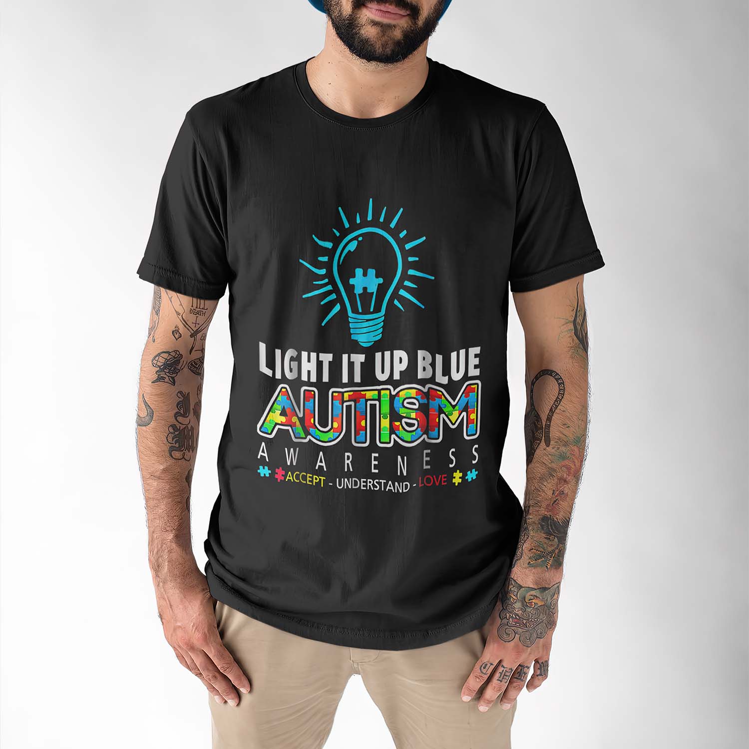 Light It Up Blue Autism Awareness Shirt Light It Up Blue Autism Awareness Shirt