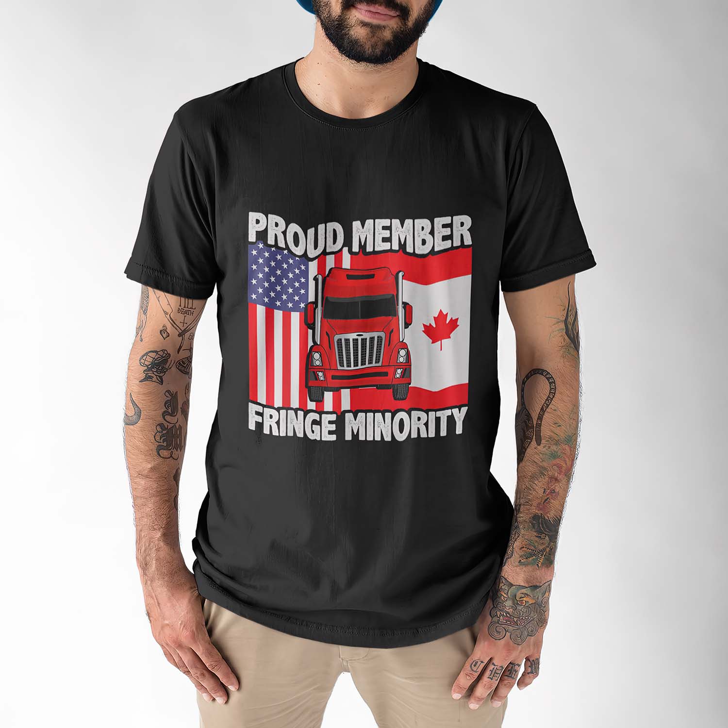 Proud Member Fringe Minority Canadian Trucker Shirt
