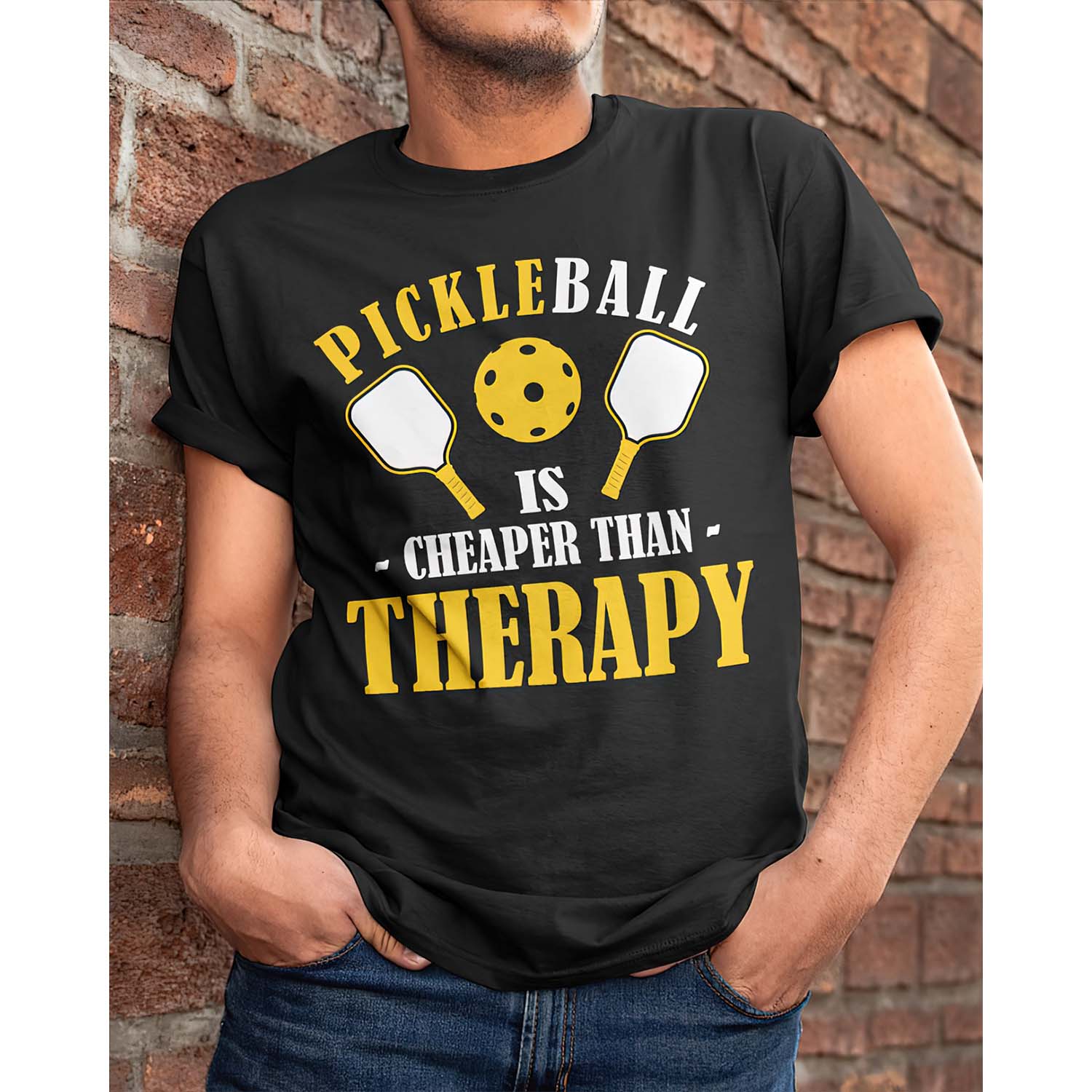 Pickleball Is Cheaper Than Therapy Shirt Pickleball Is Cheaper Than Therapy Shirt