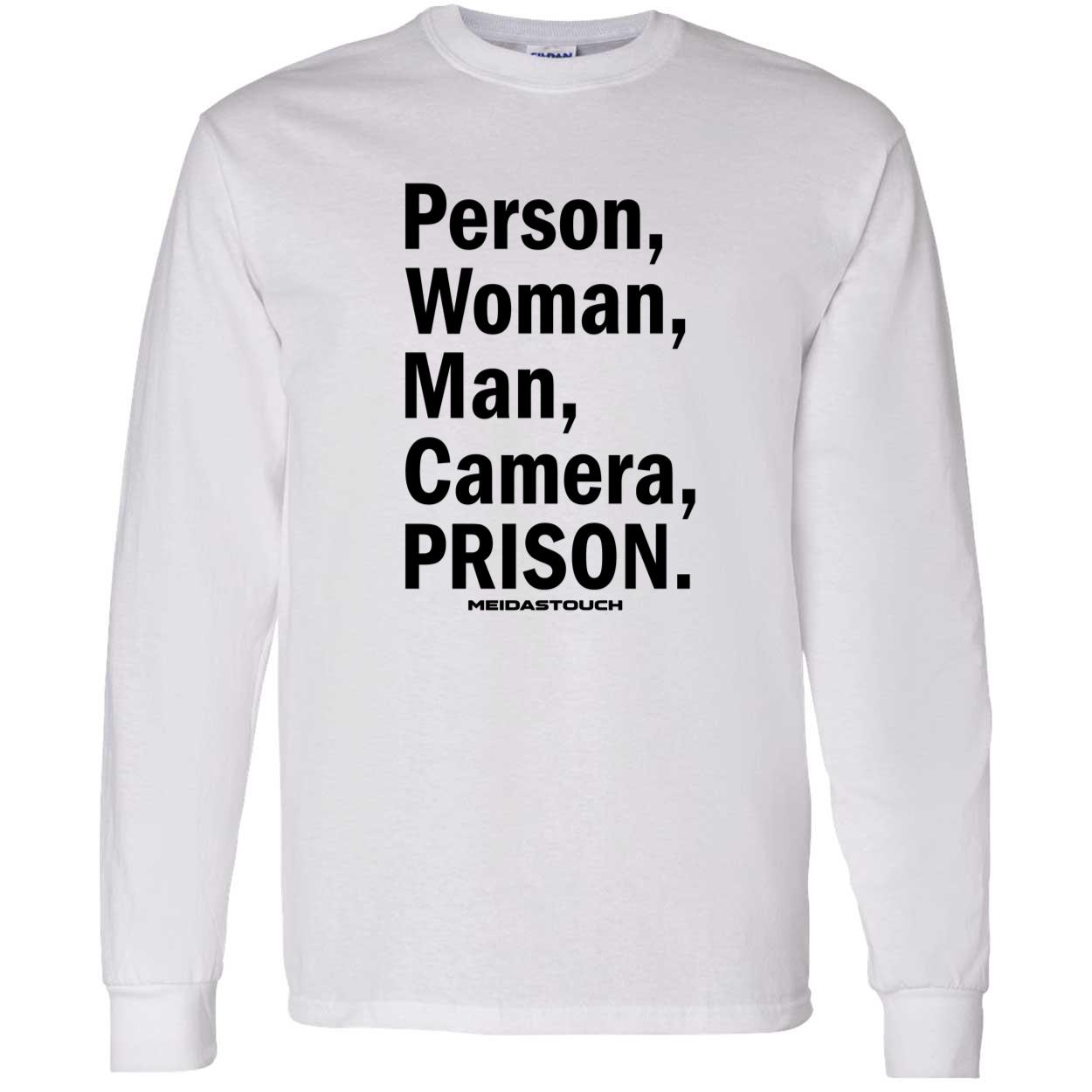 Person Woman Man Camera Prison Shirt Person Woman Man Camera Prison Shirt