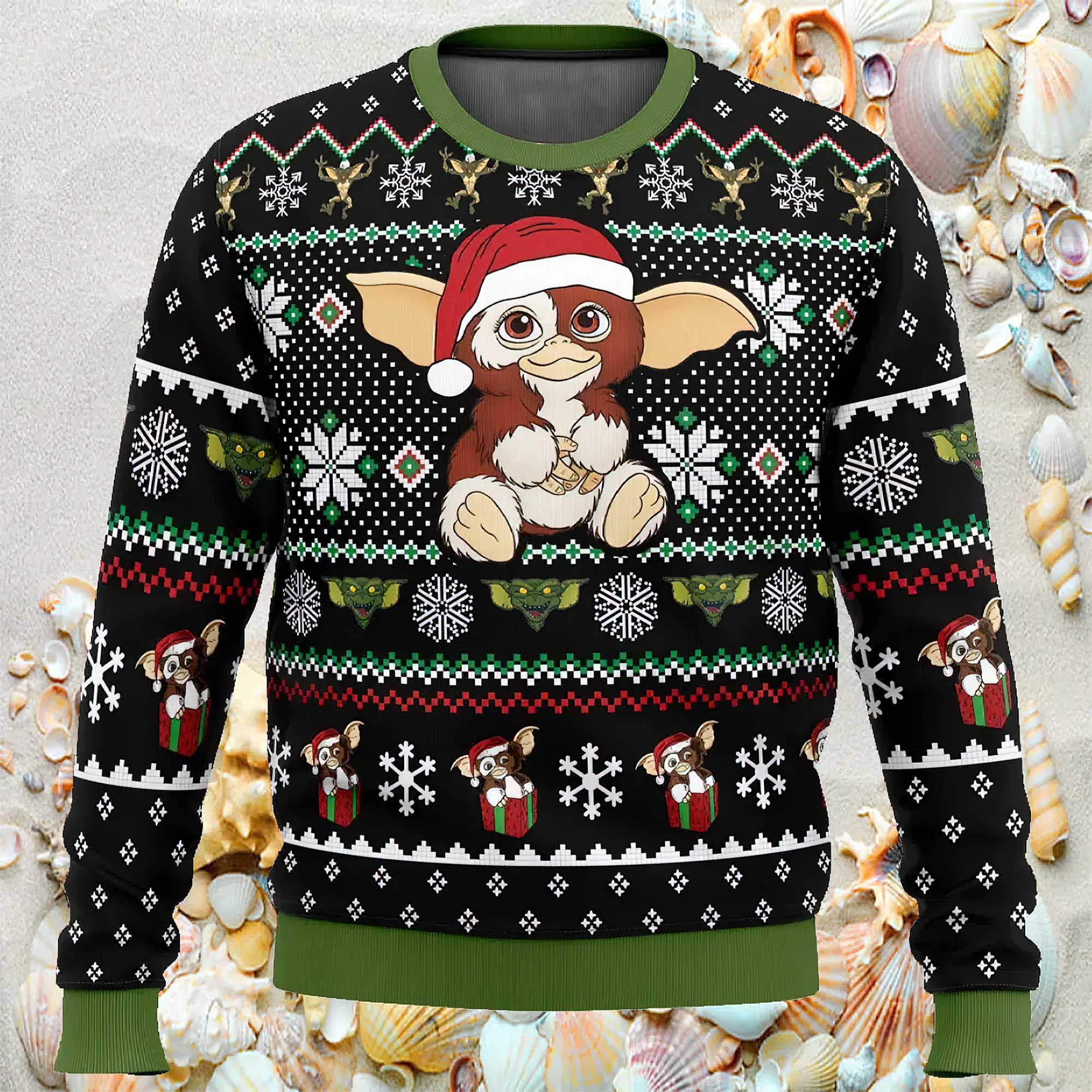 A Christmas Present Gremlins Ugly Christmas Sweater A Christmas Present Gremlins Ugly Christmas Sweater