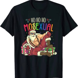 Ho Ho Ho Mosexual Gay Santa Lgbt Shirt