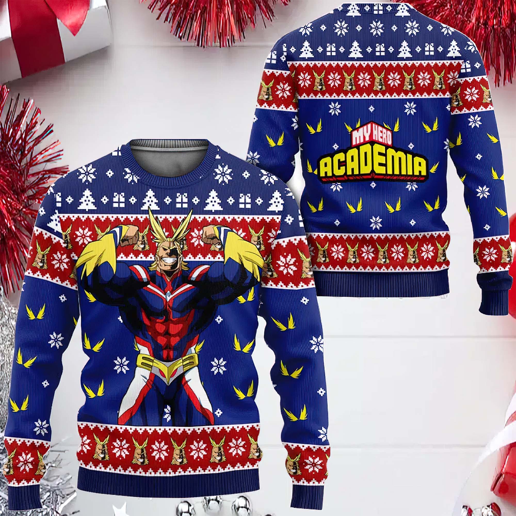 All Might Ugly Christmas Sweater All Might Ugly Christmas Sweater