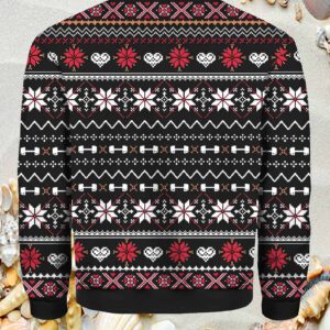 Animal Brodolf The Red Nose Gainzdeer Gym Ugly Christmas Sweater1.jpg