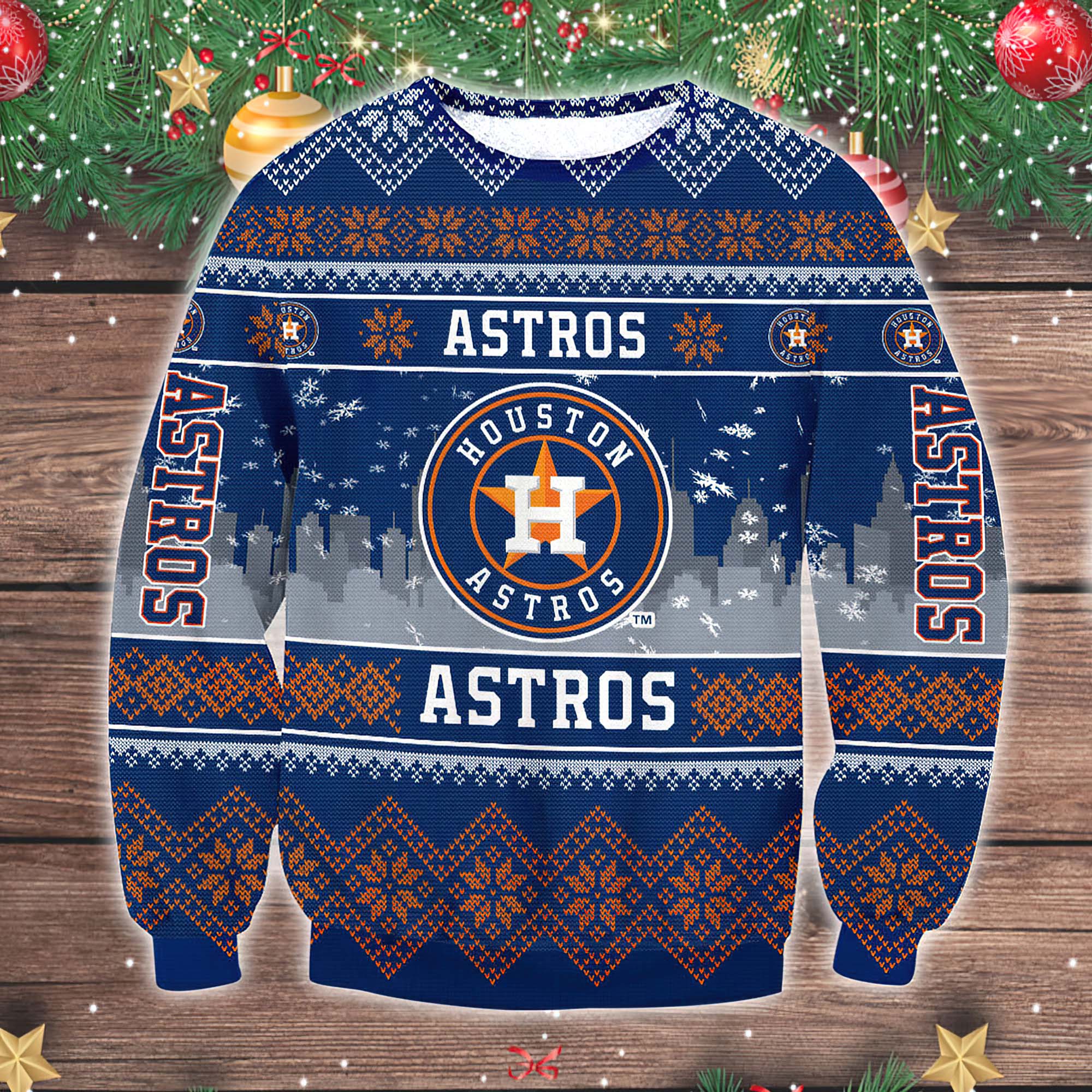 Astros Ugly Christmas Sweater Astros Ugly Christmas Sweater