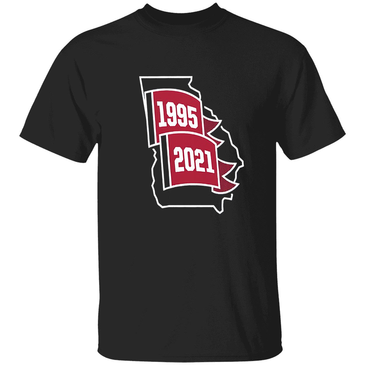 Atlanta Braves 1995 And 2021 Champions Shirt Atlanta Braves 1995 And 2021 Champions Shirt