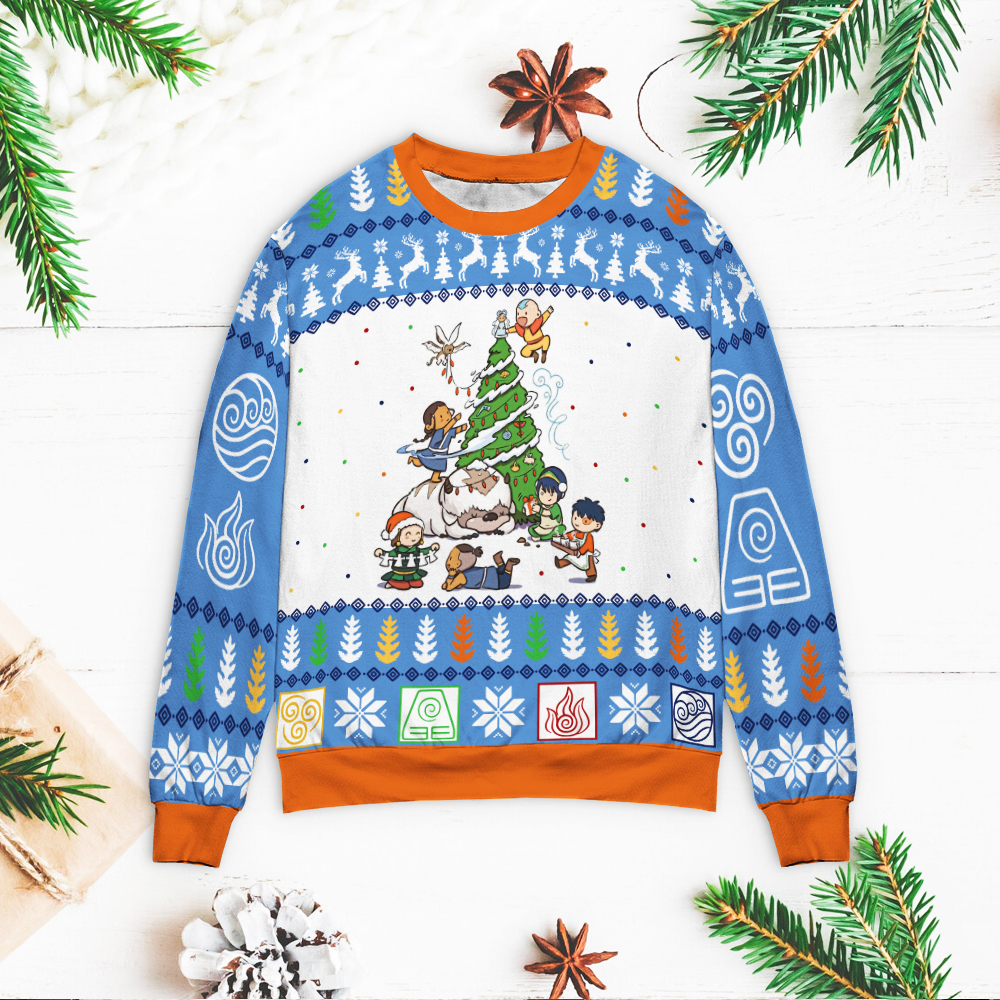 Avatar The Last Airbender Christmas Sweater